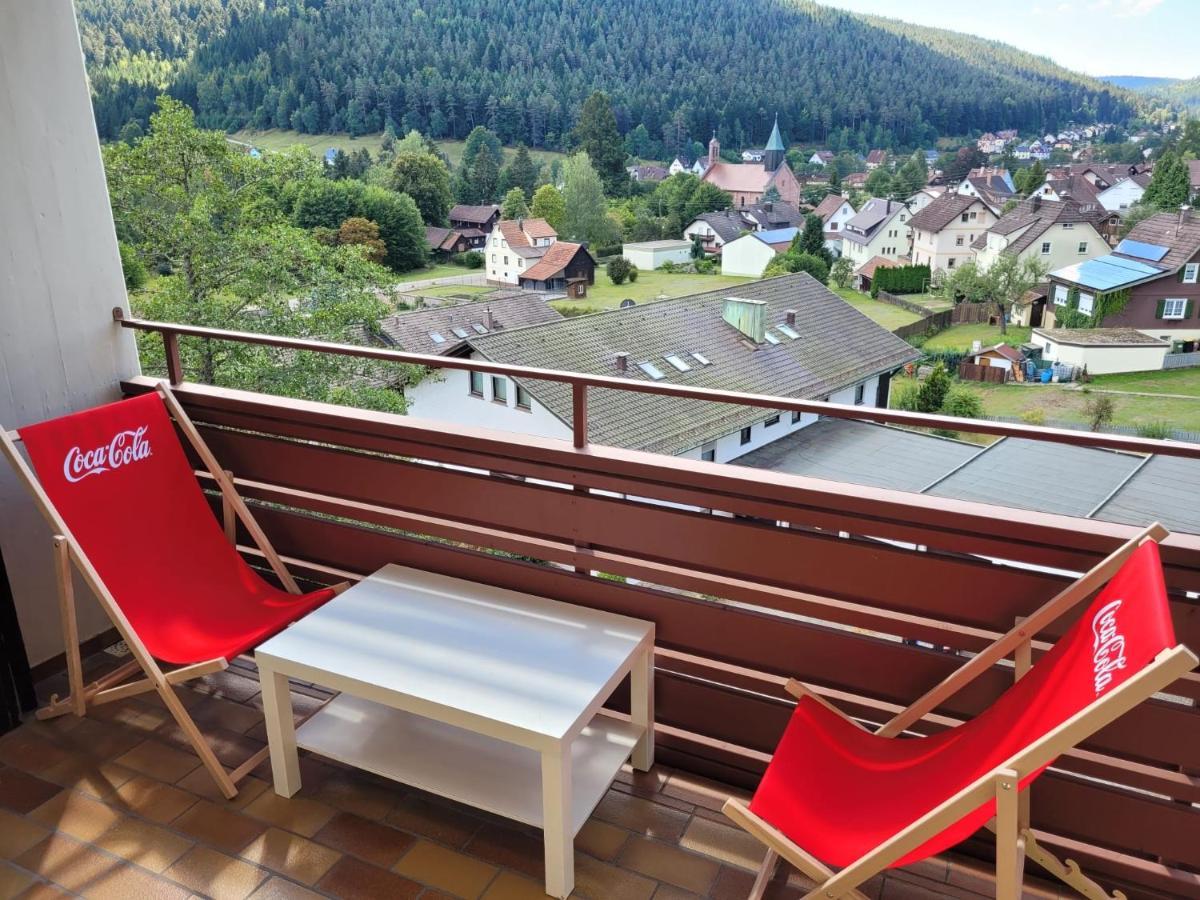 Wohlfuehloase Im Schwarzwald Mit Panoramablick Apartment Enzklosterle Exterior photo